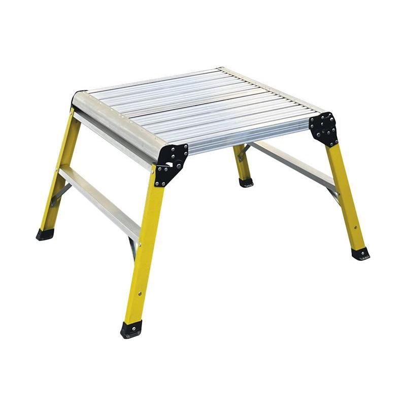 Zarges Fibreglass Hop-up Work Platform 600 x 600mm Zarges - RockBottom Northampton