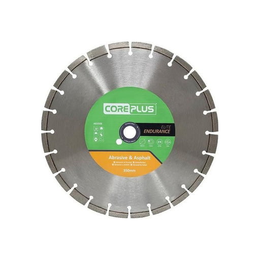 Coreplus AB350E Elite Abrasive & Asphalt Diamond Blade 350mm CorePlus - RockBottom Northampton
