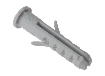 Forgefix Nylon Wall Plug Rimmed M6 x 30mm Bag 100 ForgeFix - RockBottom Northampton