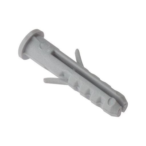 Forgefix Nylon Wall Plug Rimmed M6 x 30mm Bag 100 ForgeFix - RockBottom Northampton