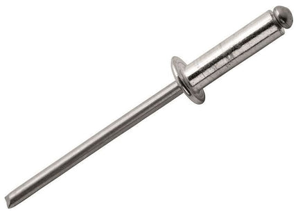 Rapid Standard Aluminium Rivets 4 x 12mm Bag of 100 Rapid - RockBottom Nothampton