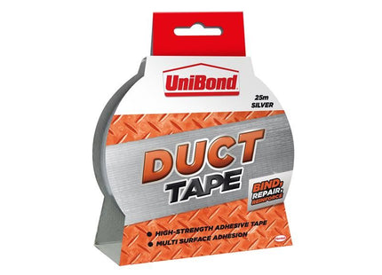 UniBond DIY Duct Tape Silver 50mm x 25m UniBond - RockBottom Northampton