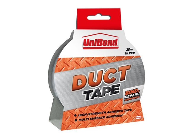 UniBond DIY Duct Tape Silver 50mm x 25m UniBond - RockBottom Northampton