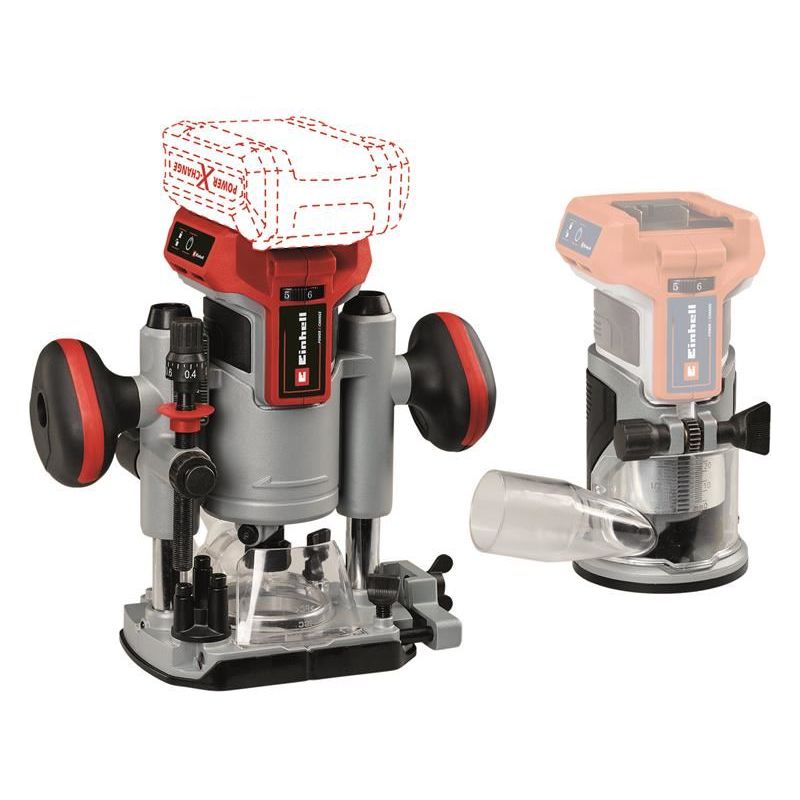 Einhell TP-RO 18 Set Li BL-Solo Power X-Change Router/Palm Router 18V Bare Unit Einhell - RockBottom Northamptin