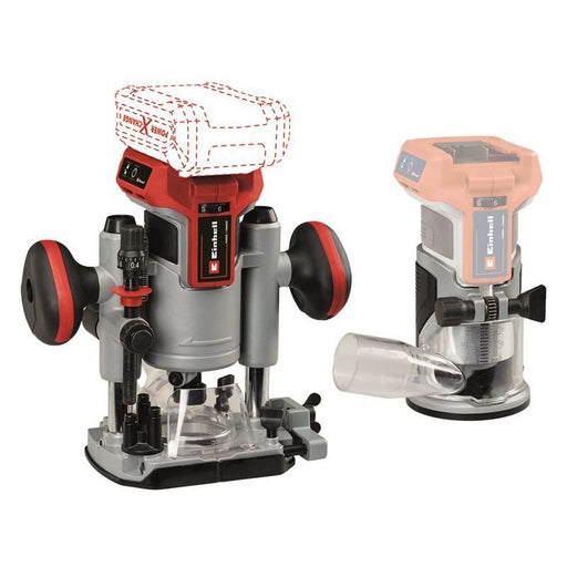 Einhell TP-RO 18 Set Li BL-Solo Power X-Change Router/Palm Router 18V Bare Unit Einhell - RockBottom Northamptin