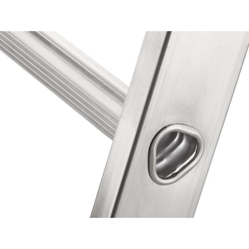 Zarges Everest 3DE Extension Ladder 3-Part D-Rungs 3 x 12 Zarges - RockBottom Northampton