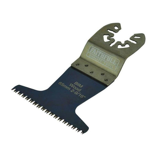 Faithfull Premium Arc Cut Hardwood Bi-Metal Blade 65mm Faithfull - RockBottom Northampton