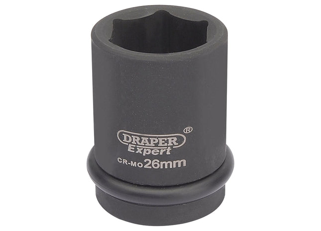 Draper Expert HI-TORQ 6 Point Impact Socket, 3/4" Sq. Dr., 26mm Draper - Town Tools 
