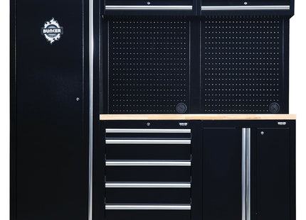 Draper BUNKER Modular Storage Combo with Hardwood Worktop (11 Piece) 04488 Draper - Town Tools 