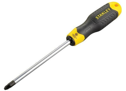 Stanley® Hand Tools Cushion Grip Screwdriver Pozidriv Tip PZ3 x 150mm STANLEY® Hand Tools - RockBottom Nothampton