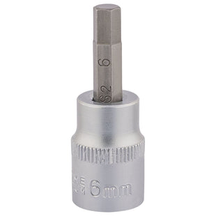 Draper Socket with Hexagonal Bit, 3/8" Sq. Dr., 6mm 16284 Draper - Town Tools 