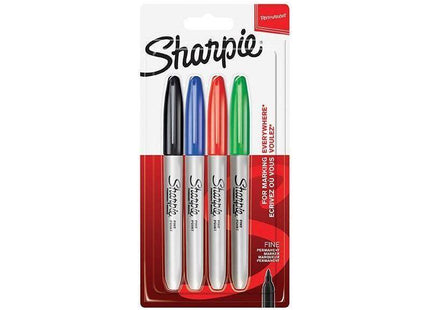 Sharpie® Fine Tip Permanent Marker Assorted (Pack 4) Sharpie® - RockBottom Nothampton