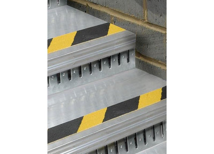 Sylglas Anti-Slip Tape 50mm x 3m Black & Yellow Hazard Sylglas - RockBottom Nothampton