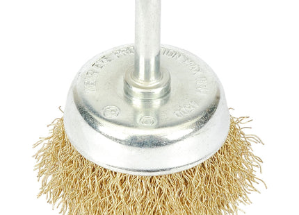 Draper Brassed Steel Crimped Wire Cup Brush, 50mm 41432 Draper - Town Tools 
