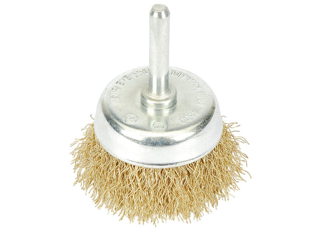 Draper Brassed Steel Crimped Wire Cup Brush, 50mm 41432 Draper - Town Tools 