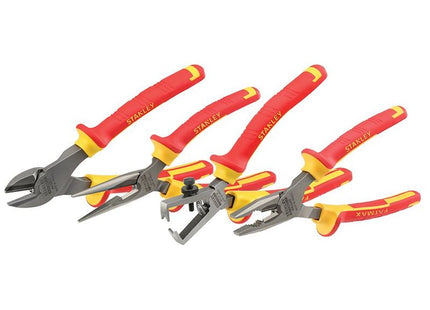 Stanley® Hand Tools FatMax® VDE Pliers Set, 4 Piece STANLEY® Hand Tools - RockBottom Nothampton