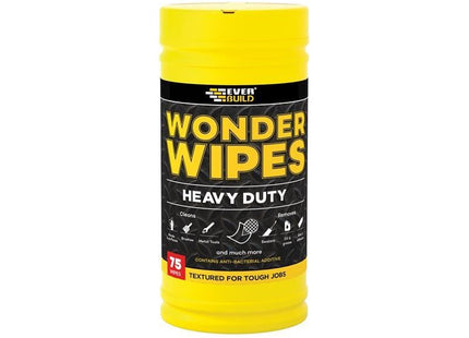 Everbuild Sika Heavy-Duty Wonder Wipes (Tub 75) Everbuild Sika - RockBottom Northamptin
