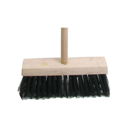 Faithfull Broom PVC 325mm (13in) Head complete with Handle Faithfull - RockBottom Northampton