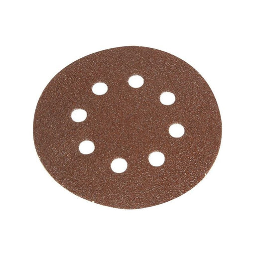 Faithfull Hook & Loop Sanding Disc DID3 Holed 125mm Medium Fine (Pack 5) Faithfull - RockBottom Northampton