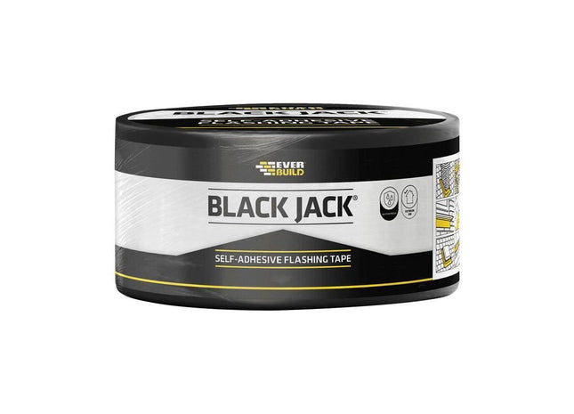 Everbuild Sika Black Jack® Flashing Tape, Trade 150mm x 10m Everbuild Sika - RockBottom Northamptin