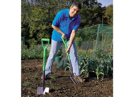 Draper Carbon Steel Garden Fork and Spade Set, Green 16566 Draper - Town Tools 