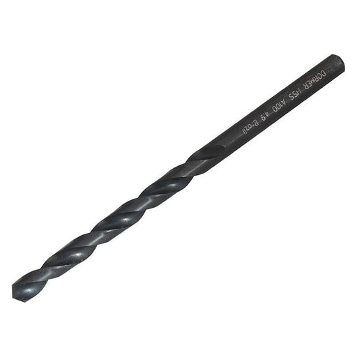 Dormer A100 HSS Jobber Drill Bit 4.90mm OL:86mm WL:52mm Dormer - RockBottom Northampton