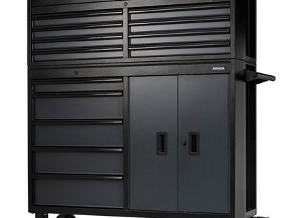 Draper Bunker 13 Drawer Combined Roller Cabinet and Tool Chest, 52", Grey Draper - Town Tools