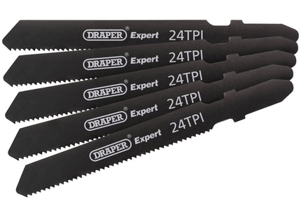 Draper DT118A Jigsaw Blade Set, 92mm (5 Piece) 81729 Draper - Town Tools 