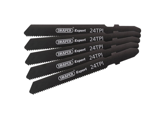 Draper DT118A Jigsaw Blade Set, 92mm (5 Piece) 81729 Draper - Town Tools 