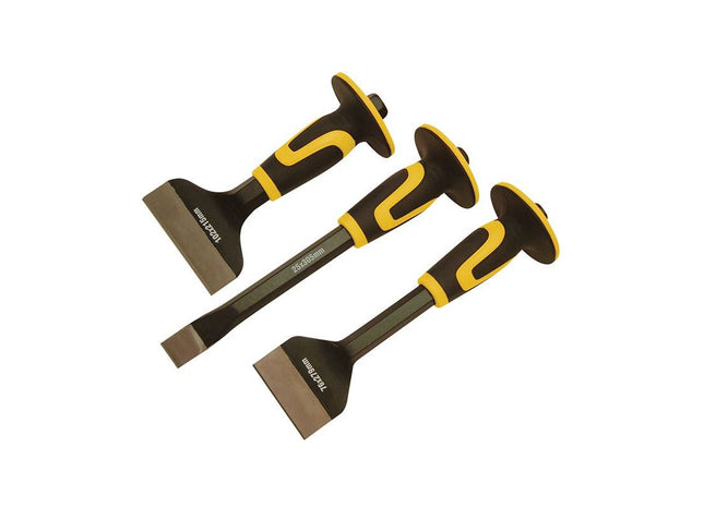 Roughneck Chisel & Bolster 3 Piece Set 76 x 254mm 70 x 216mm & 254 x 25mm Roughneck - RockBottom Nothampton