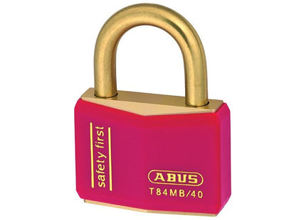 Abus Mechanical T84MB/40mm Red Rustproof Padlock ABUS Mechanical - RockBottom Northampton 