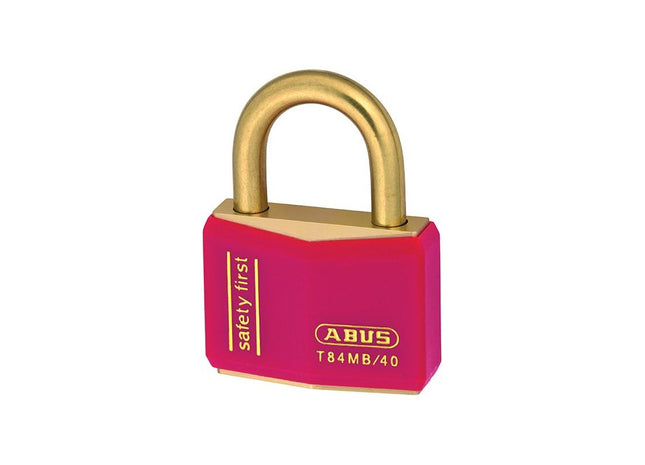 Abus Mechanical T84MB/40mm Red Rustproof Padlock ABUS Mechanical - RockBottom Northampton 