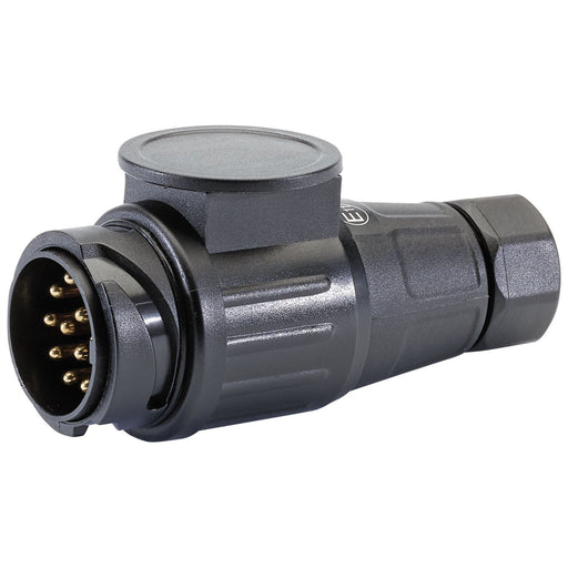 Draper 12V 13-Pin Euro Twin Inlet Towing Plug Draper - Town Tools