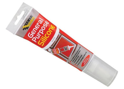 Everbuild Sika General Purpose Easi Squeeze Silicone Sealant Clear 80ml Everbuild Sika - RockBottom Northamptin