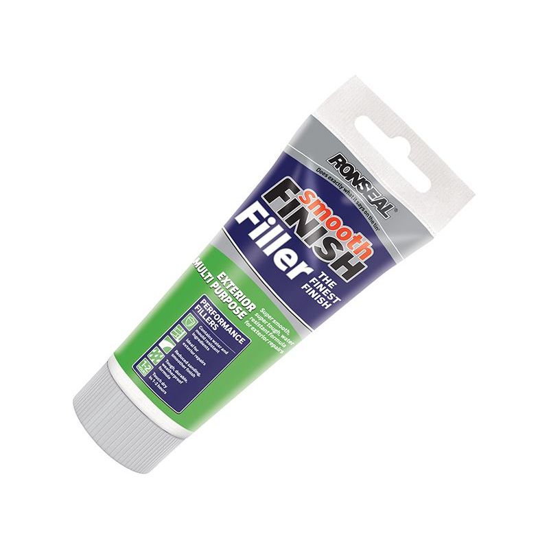 Ronseal Smooth Finish Exterior Multipurpose Ready Mix Filler Tube 330g Ronseal - RockBottom Nothampton