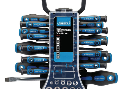 Draper Screwdriver, Socket and Bit Set (49 Piece) 20721 Draper - Town Tools 