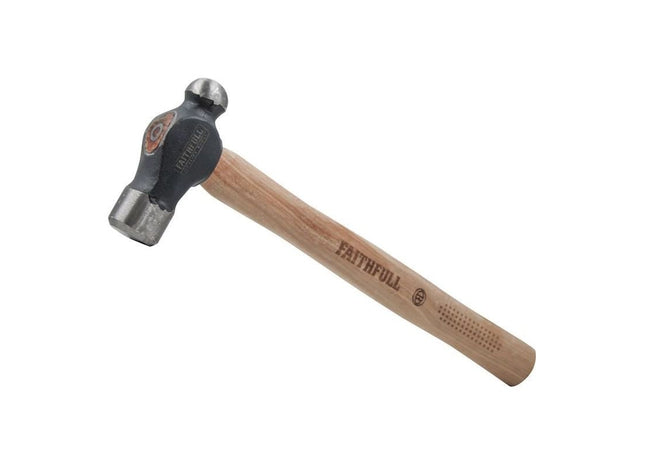 Faithfull Ball Pein Hammer FSC Hickory 454g (1 lb) Faithfull - RockBottom Northampton