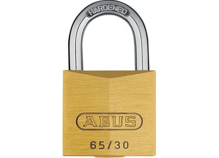 Abus Mechanical 65/30mm Brass Padlock Carded ABUS Mechanical - RockBottom Northampton 