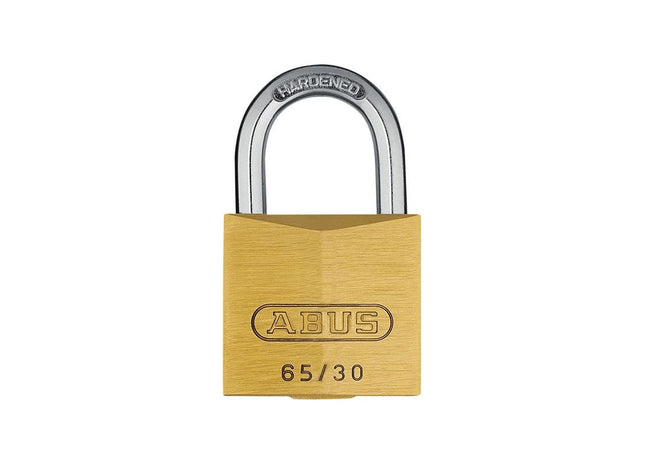 Abus Mechanical 65/30mm Brass Padlock Carded ABUS Mechanical - RockBottom Northampton 