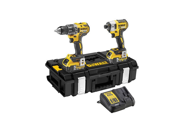 Dewalt Power Tools DCK266P2 XR Brushless Twin Pack 18V 2 x 5.0Ah Li-ion DeWALT Power Tools - RockBottom Northampton