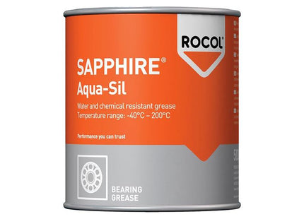 Rocol SAPPHIRE® Aqua-Sil Bearing Grease Tin 500g ROCOL - RockBottom Nothampton