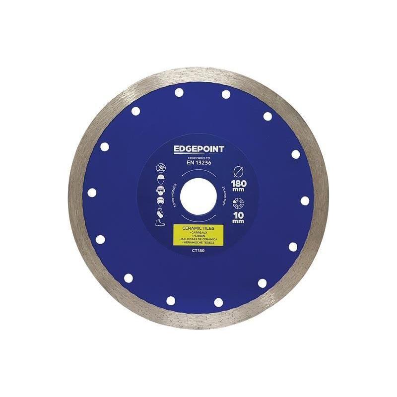 Edgepoint CT180 Tile Cutting Diamond Blade 180mm EdgePoint - RockBottom Northamptin