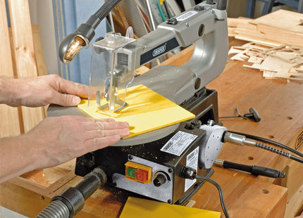 Draper Variable Speed Scroll Saw with Flexible Drive Shaft and Worklight, 405mm, Draper - Town Tools 