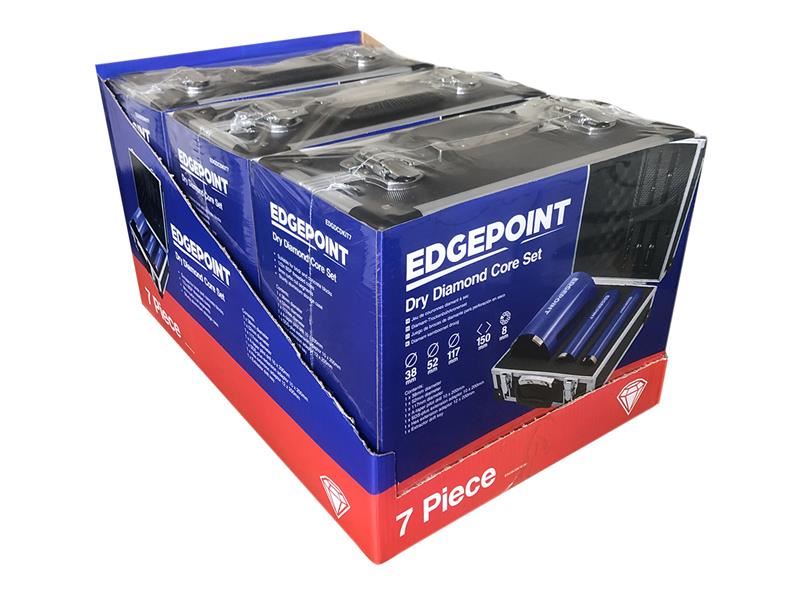 EdgePoint Edgepoint Diamond Dry Core Bit Set CDU EdgePoint - RockBottom Northamptin