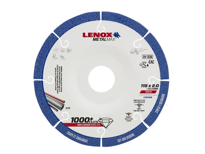 LENOX METALMAX Diamond Blade 115 x 2.0 x 22.23mm LENOX - RockBottom Northampton