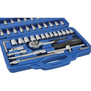 Bluespot Tools 1/4in Square Drive Socket & Bit Set, 46 Piece BlueSpot Tools - RockBottom Northampton