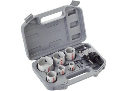 Bosch Powertool Accessories Plumbers HSS Bi-metal Holesaw Set, 9 Piece Bosch Powertool Accessories - RockBottom Northampton