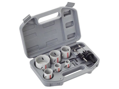 Bosch Powertool Accessories Plumbers HSS Bi-metal Holesaw Set, 9 Piece Bosch Powertool Accessories - RockBottom Northampton