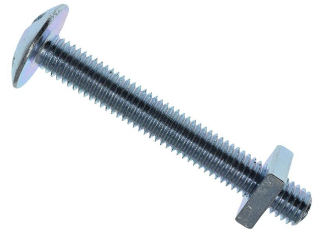METALMATE Roofing Bolt & Nut ZP M8 x 50mm (Box 25) METALMATE� - RockBottom Northampton