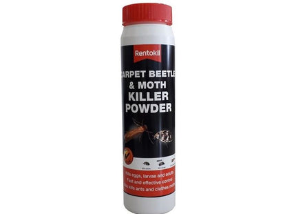 Rentokil Carpet Beetle & Moth Killer Powder 150g Rentokil - RockBottom Nothampton